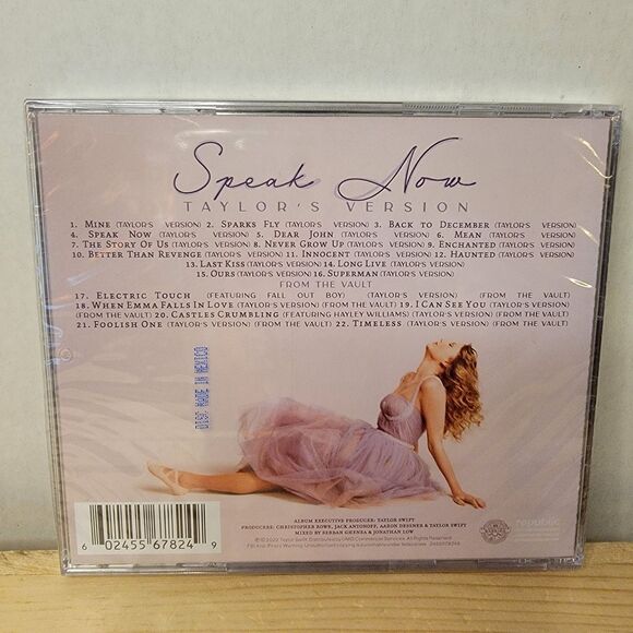 CD Taylor Swift - Speak Now Taylor's Version (2 CDs + Lyric Booklet) SEALED - Picture 2 of 2